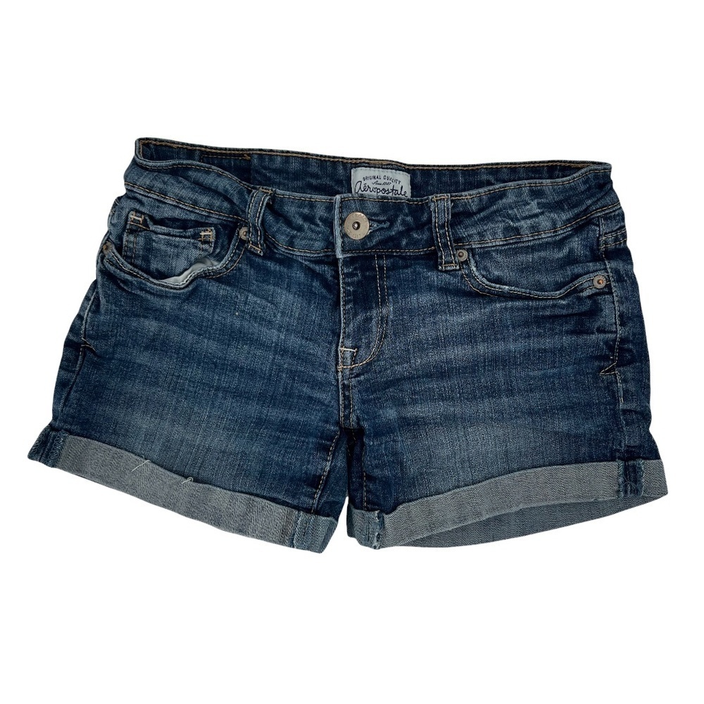 Aeropostale Cuffed Hem Jean Shorts Size 1/2 Women’s